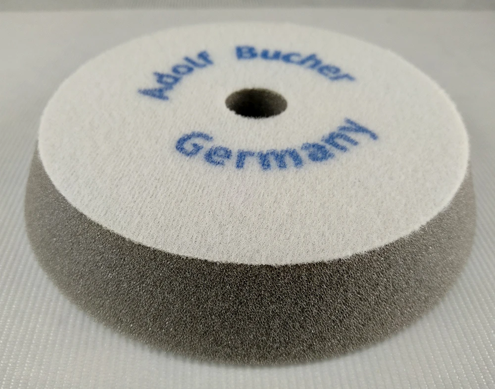 Поролоновый полировальный круг Adolf Bucher 012015.DE очень жесткий серый 130-150 х 25 мм - 2