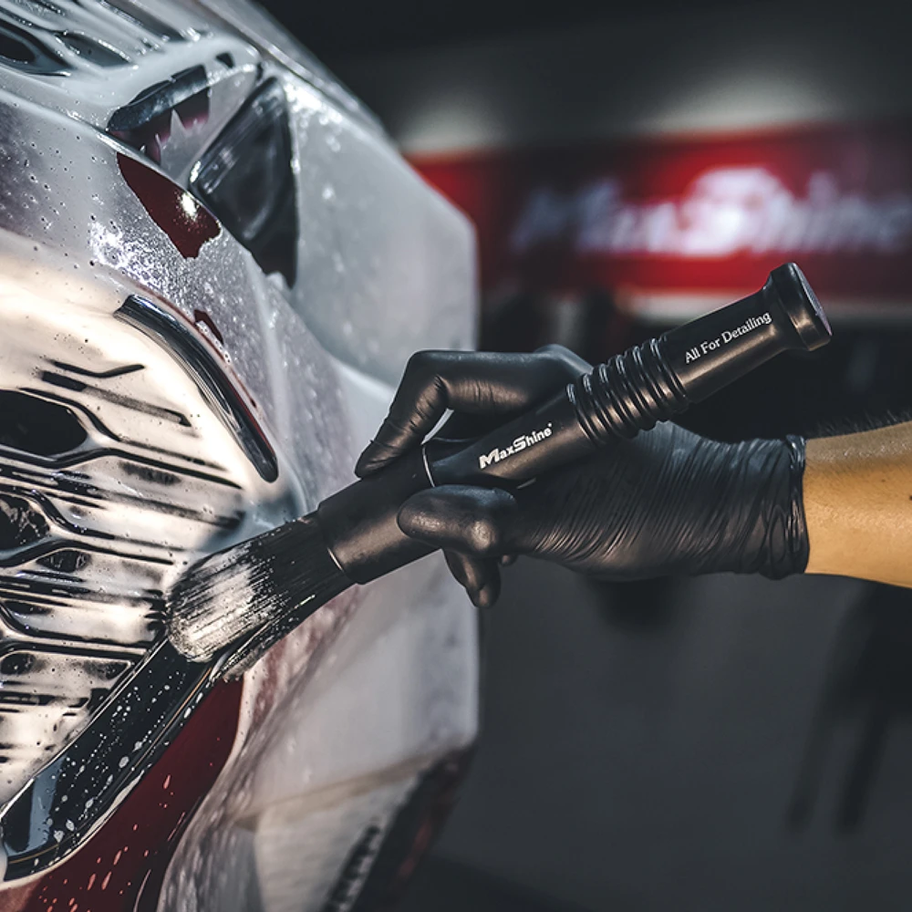 Щетка с жесткой щетиной MaxShine для колесных дисков 704609 28,5см - 3