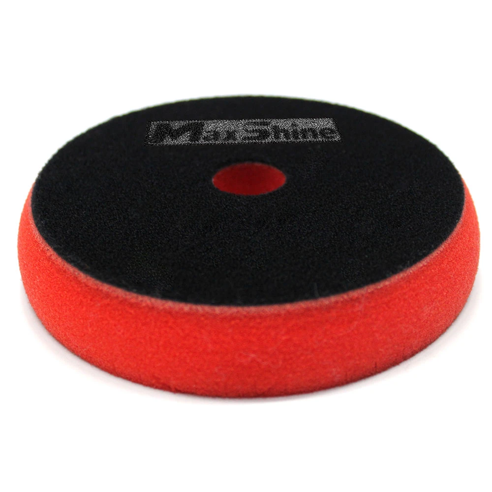 Финишный полировальный круг поролоновый MaxShine 2003135R мягкий красный с нарезкой 125-135/25 мм - 3