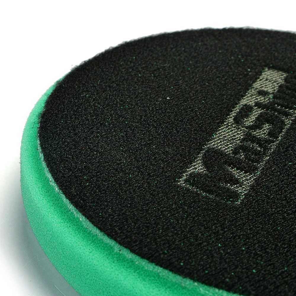 Жесткий режущий полировальный круг поролоновый MaxShine зеленый 2031140G 130x25мм - 4