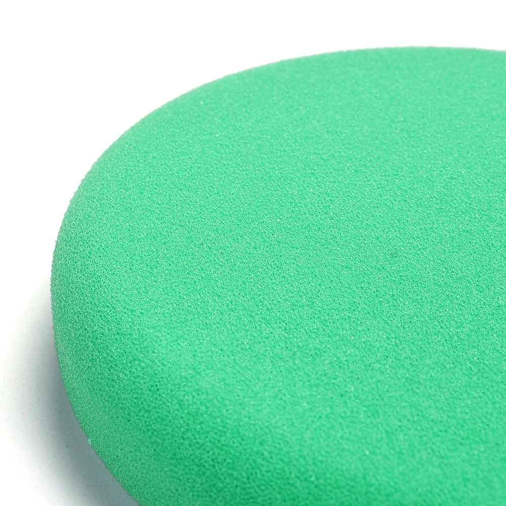 Жесткий режущий полировальный круг поролоновый MaxShine зеленый 2031140G 130x25мм - 5