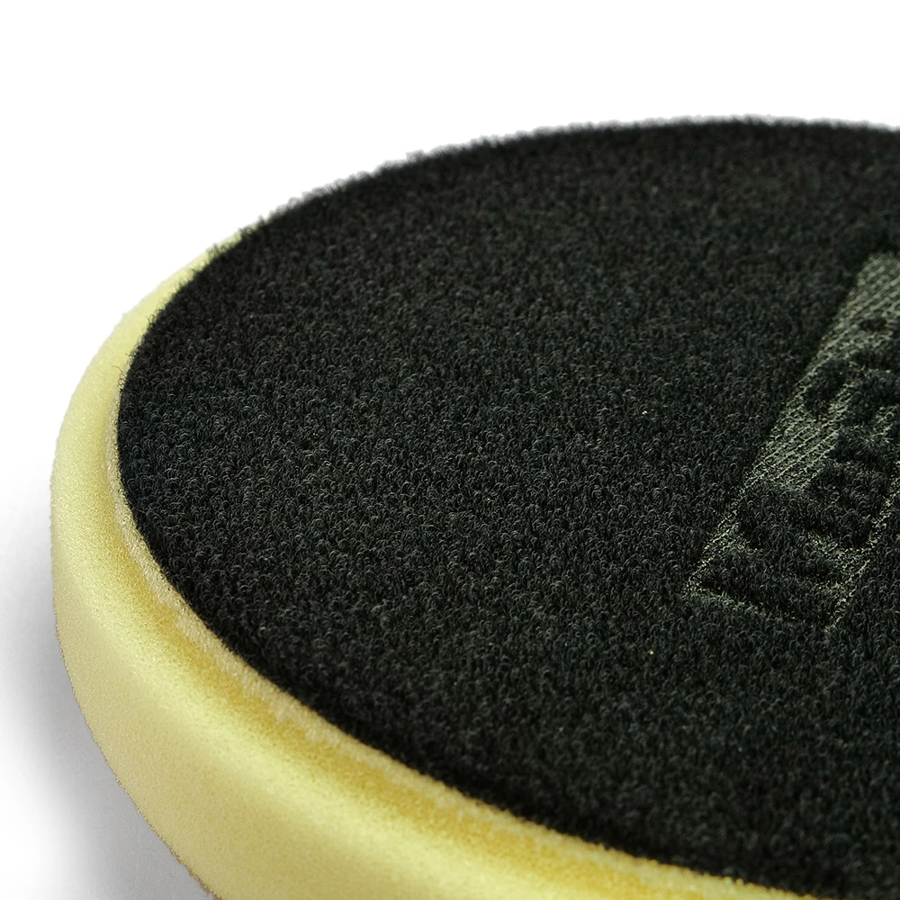 Средней жесткости полировальный круг поролоновый MaxShine желтый 2032140Y 130x25мм - 4