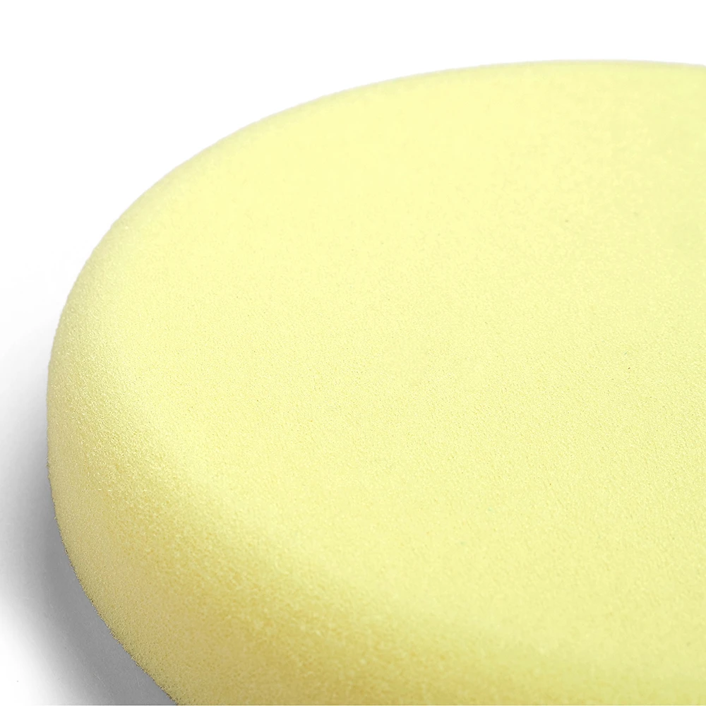 Средней жесткости полировальный круг поролоновый MaxShine желтый 2032140Y 130x25мм - 5