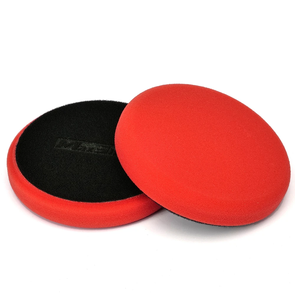 Финишный мягкий полировальный круг поролоновый MaxShine красный 2033140R 130x25мм - 3