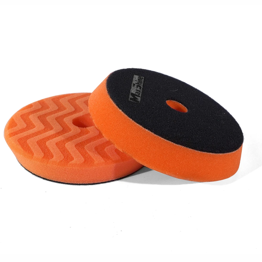 Полировальный круг поролоновый одношаговый MaxShine 2091130O с волнами 130-140/25 мм - 3