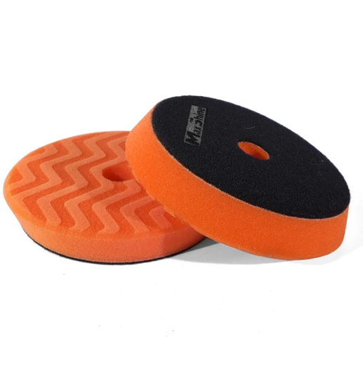 Полировальный круг поролоновый одношаговый MaxShine 2091130O с волнами 130-140/25 мм - 4