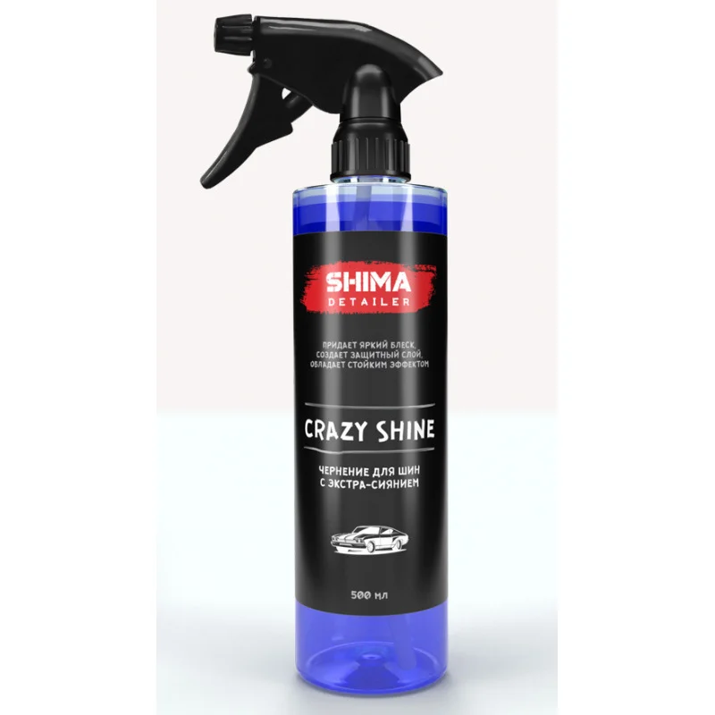 Чернение резины Shima Detailer Crazy Shine 500 мл - 1