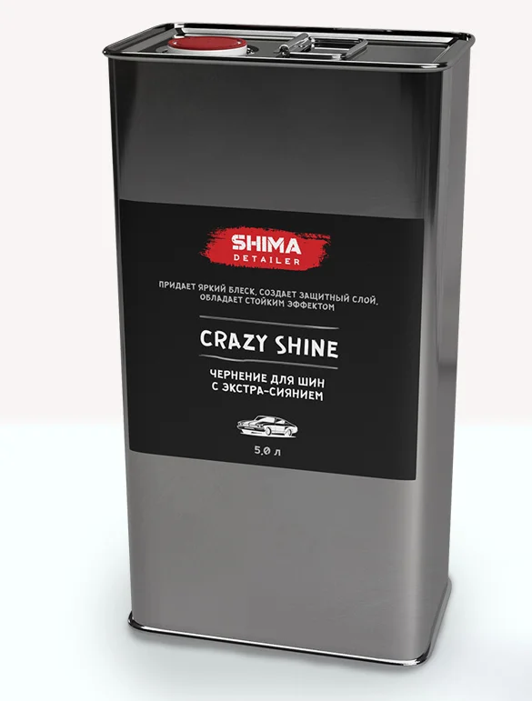Чернение резины Shima Detailer Crazy Shine 5 л - 1