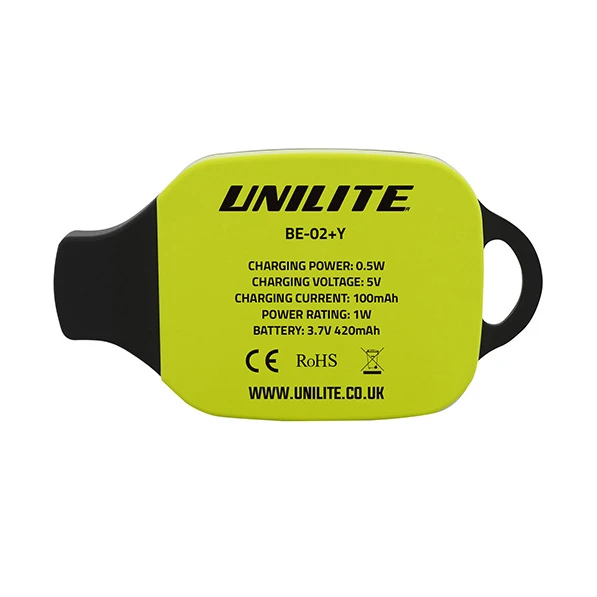 Шапка с фонариком черная Unilite BE-02+ 150 Lm USB - 4