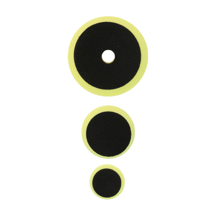 Набор кругов для полировки AuTech Au-33509E желтый средней жесткости 75мм/54мм/34мм - 2
