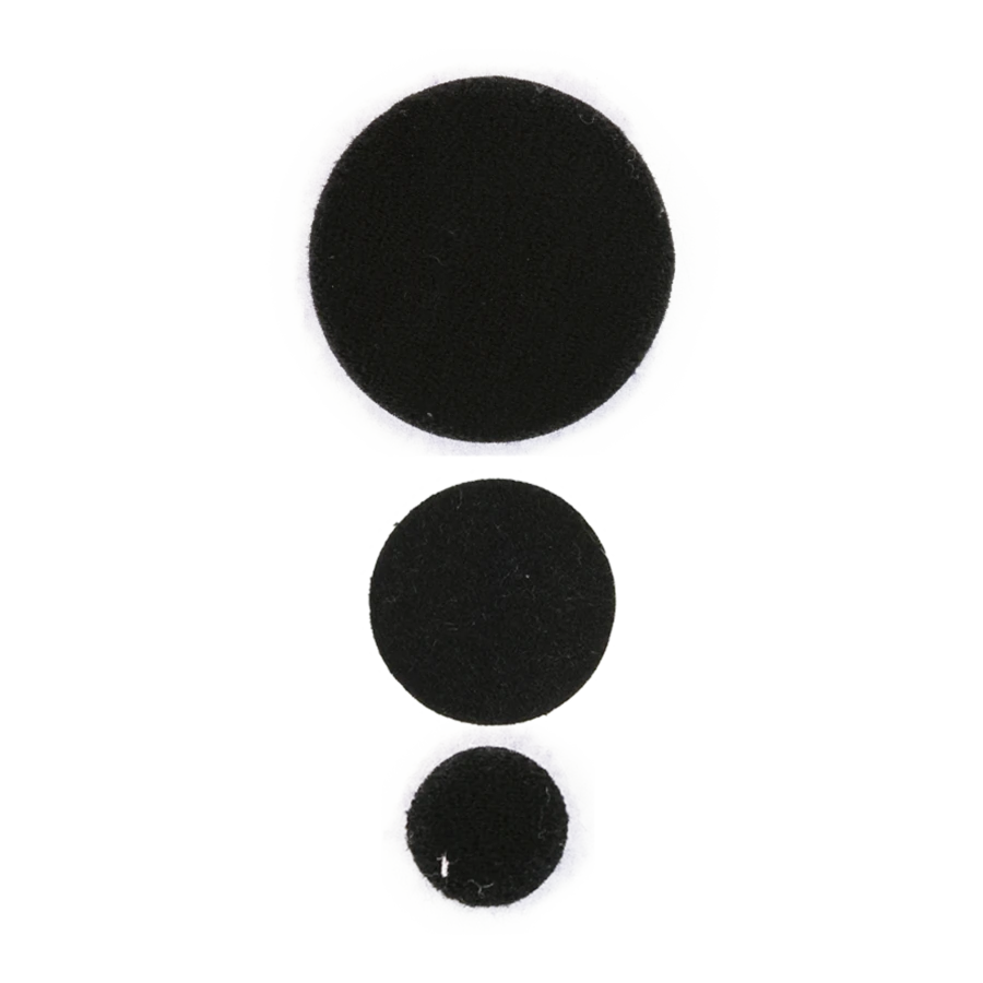 Набор полировальных кругов AuTech Au-33403 искусственный мех Lila 75мм/50мм/30мм - 2