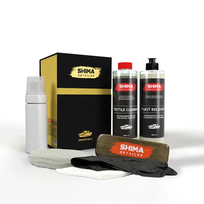 Набор для ухода за интерьером автомобиля Shima Detailer Interior Care Set - 1