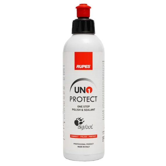 Финишная паста Rupes UNO PROTECT 9.PROTECT250/12 универсальная защитная с воском карнаубы 250мл - 1