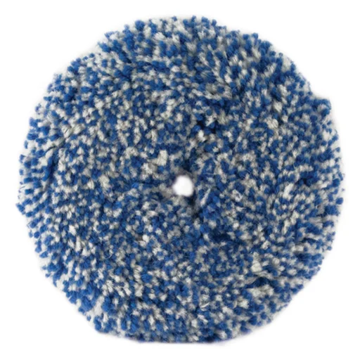 Шерстяной полировальный круг Rupes 9.BL200H голубой крученый мех 200мм - 1
