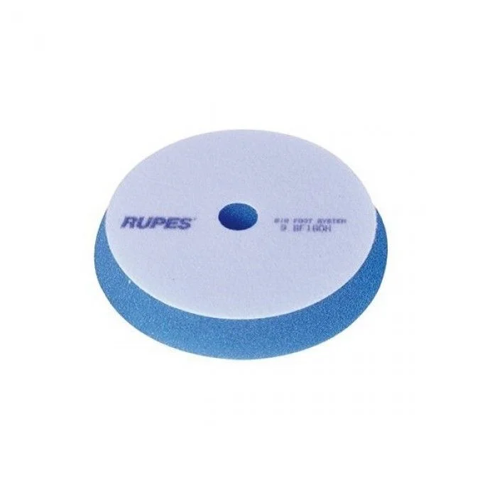 Поролоновый полировальный круг Rupes ROTARY COARSE 9.BR180H жесткий голубой 155/160мм - 1