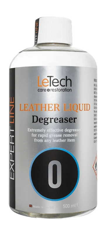 Средство для обезжиривания кожи LeTech Expert Line Leather Liquid Degreaser 010060500 500мл - 1