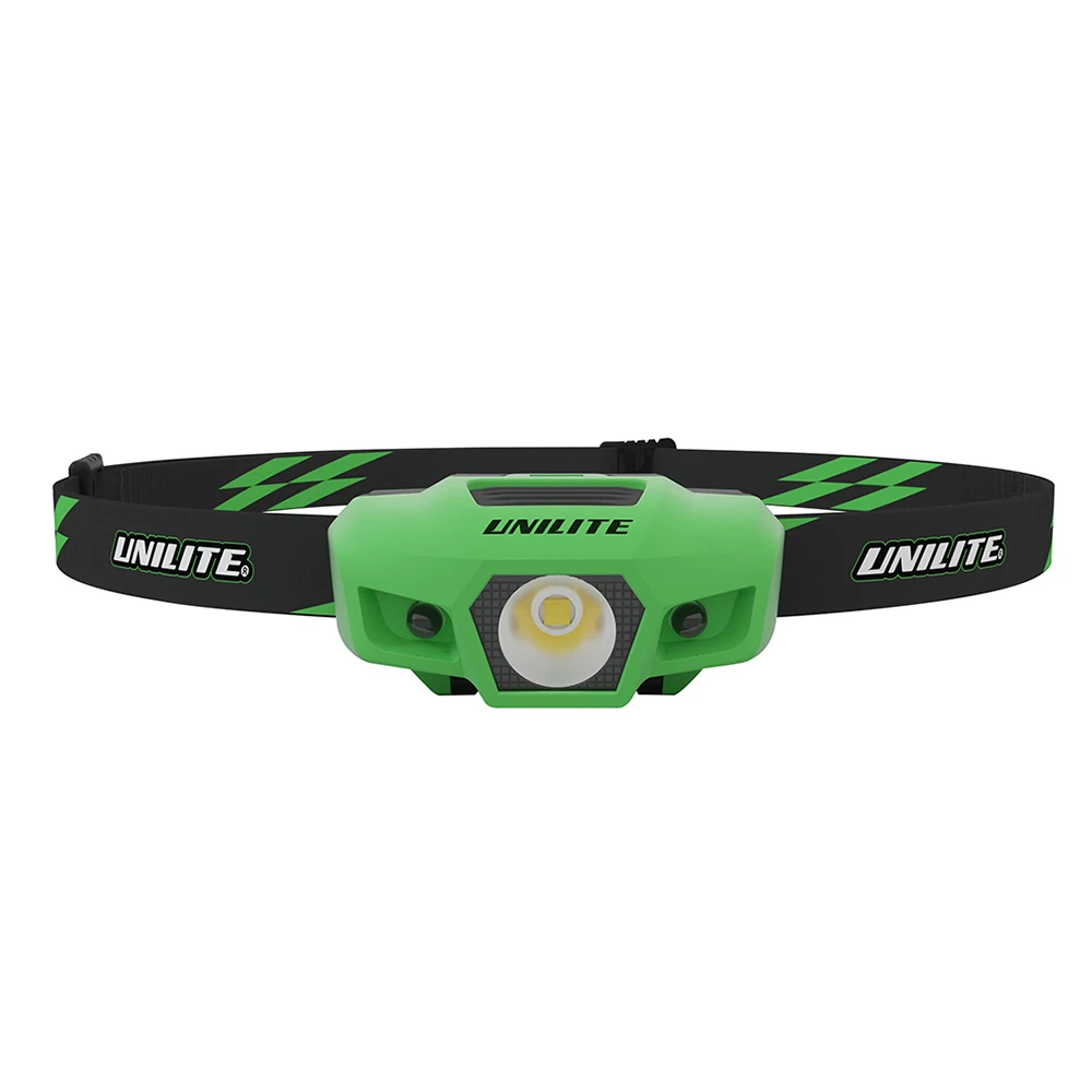 Налобный фонарь спортивный зеленый корпус Unilite SPORT-H1-GREEN 175Lm - 4
