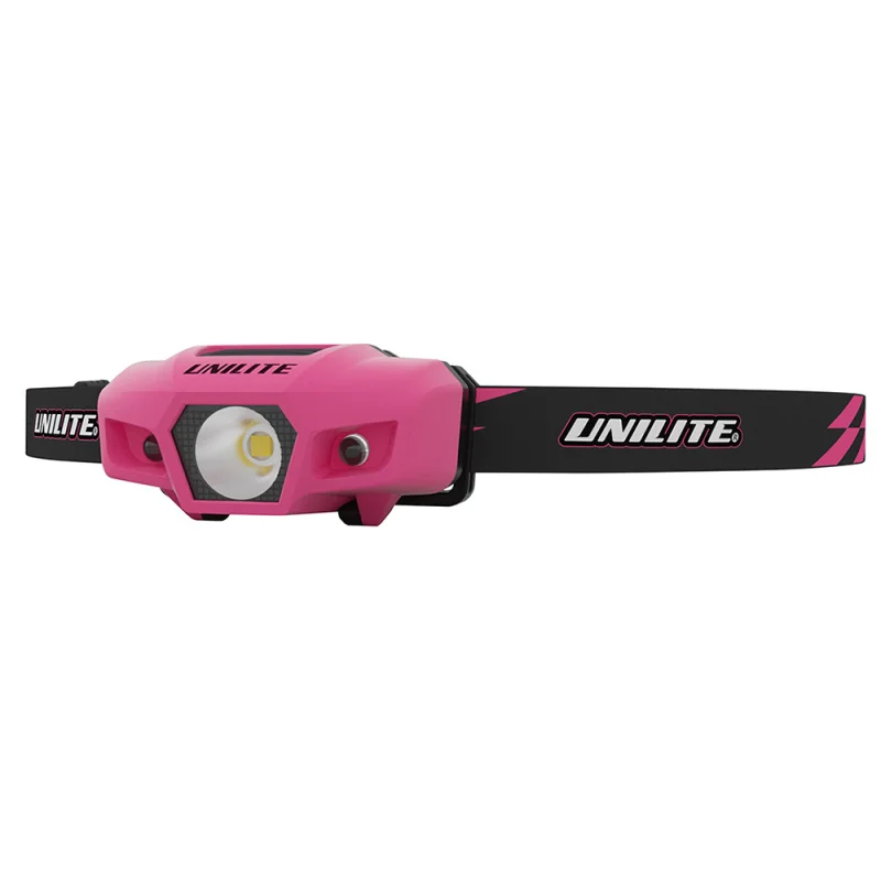 Налобный фонарь спортивный розовый корпус Unilite SPORT-H1-PINK 175Lm - 1