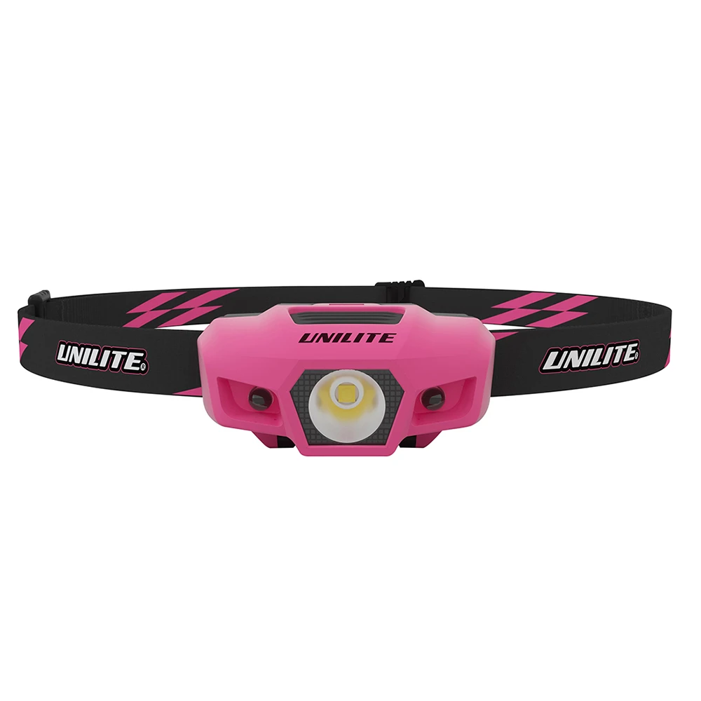 Налобный фонарь спортивный розовый корпус Unilite SPORT-H1-PINK 175Lm - 4