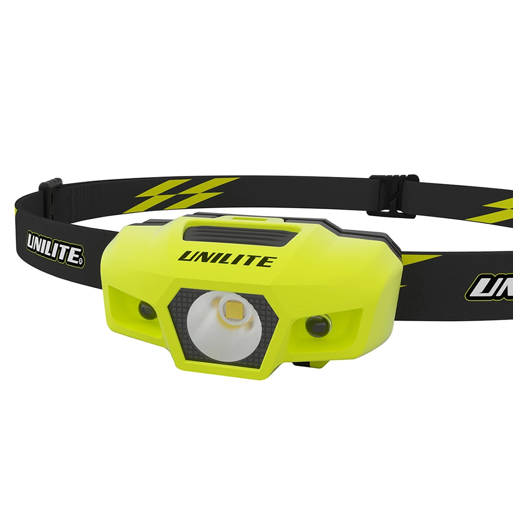 Налобный фонарь спортивный желтый корпус Unilite SPORT-H1-YELLOW 175Lm - 3