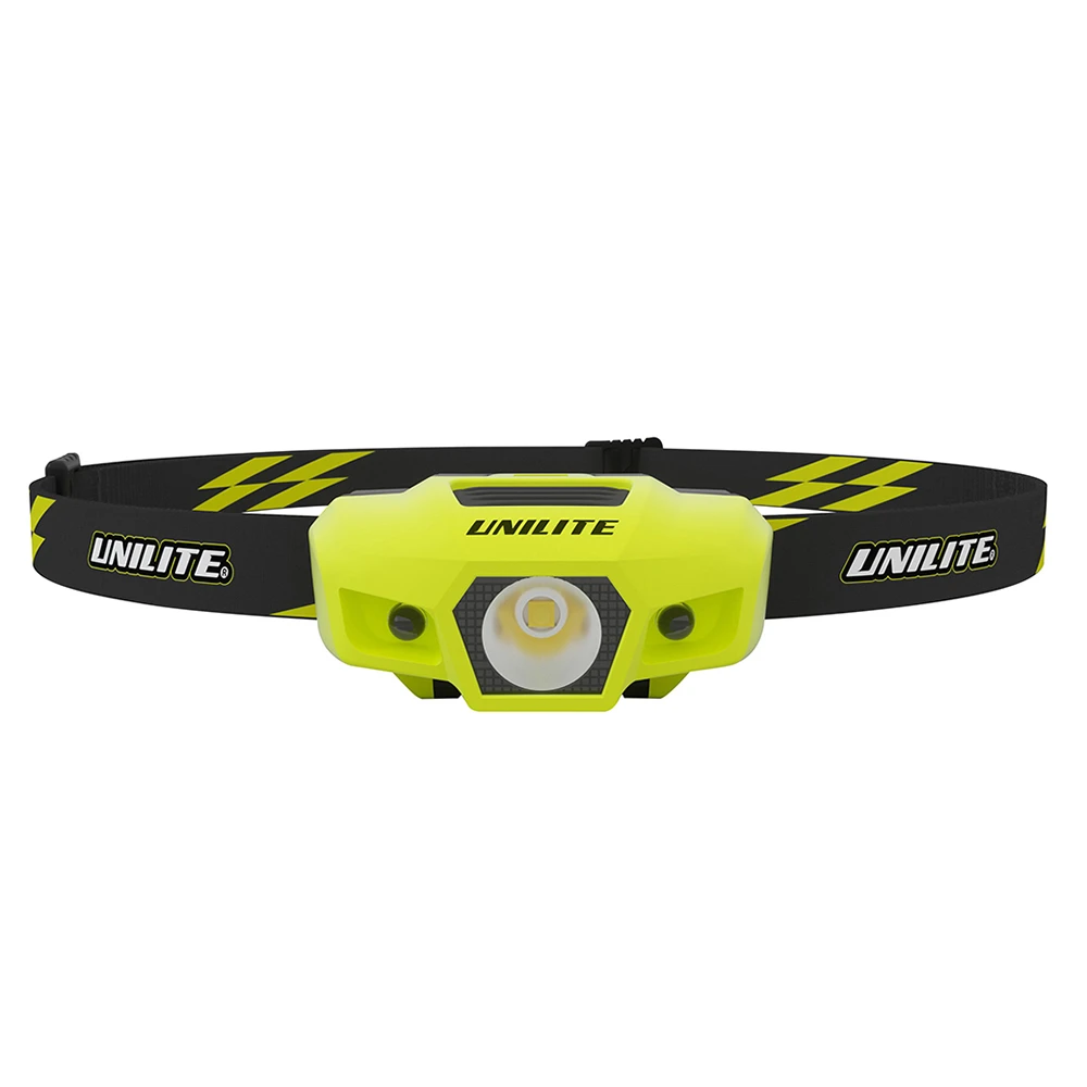 Налобный фонарь спортивный желтый корпус Unilite SPORT-H1-YELLOW 175Lm - 4