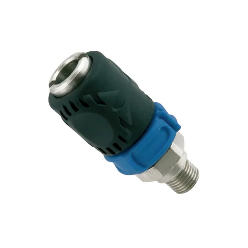 Универсальная быстроразъемная пневморозетка Т2 U-seal AH025726 с наружной резьбой М 1/4" - 1