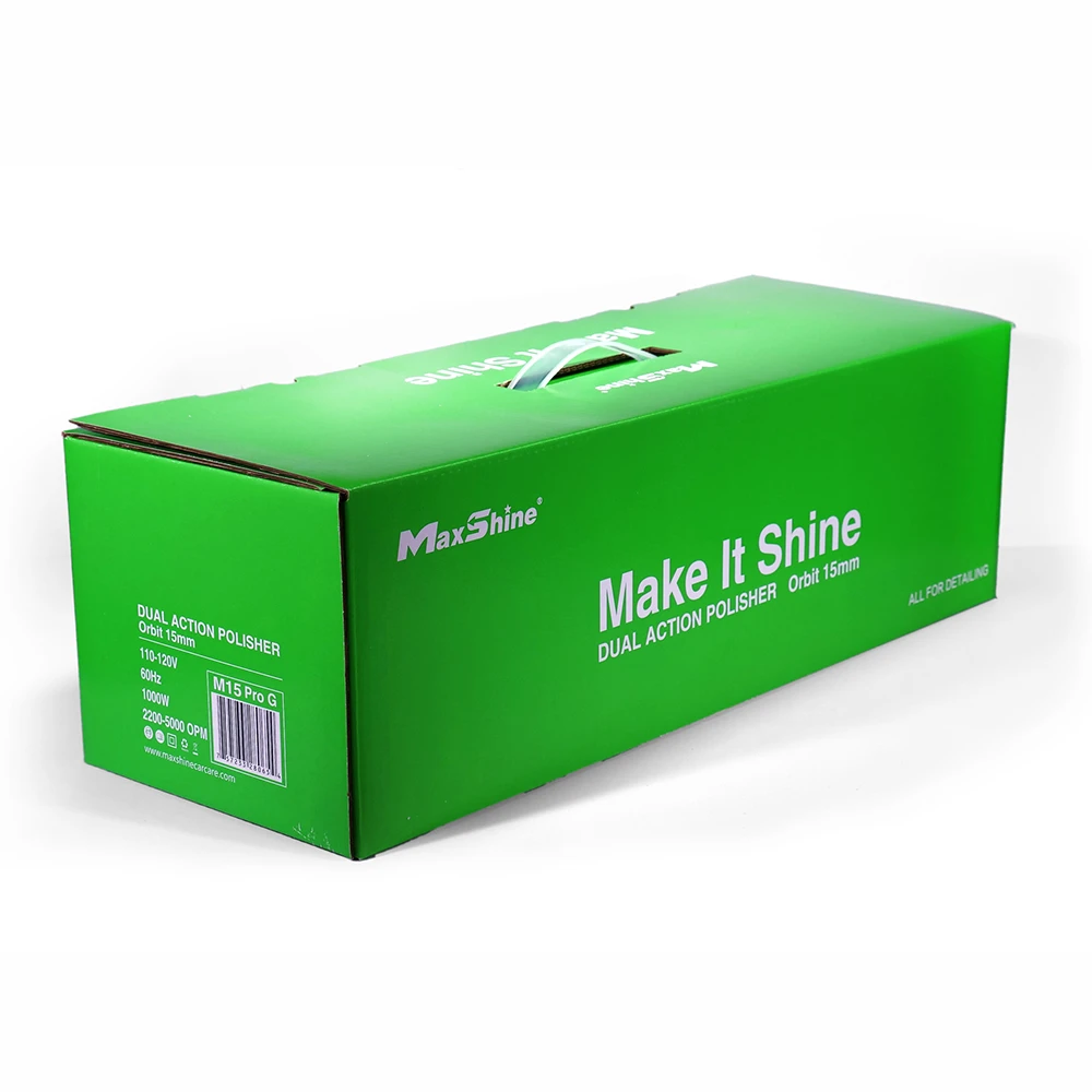 Эксцентриковая полировальная машинка MaxShine M15 Pro зеленая 1000 Вт - 4