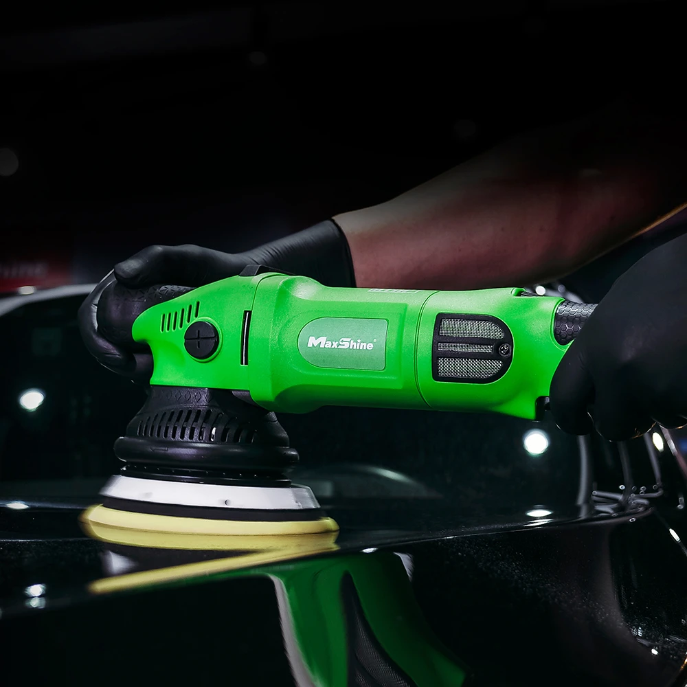 Эксцентриковая полировальная машинка MaxShine M15 Pro зеленая 1000 Вт - 5