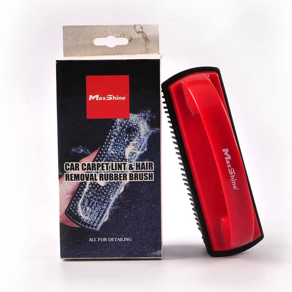 Щетка для очистки шерсти и волос MaxShine красная 16x5x3см 7011023 - 3