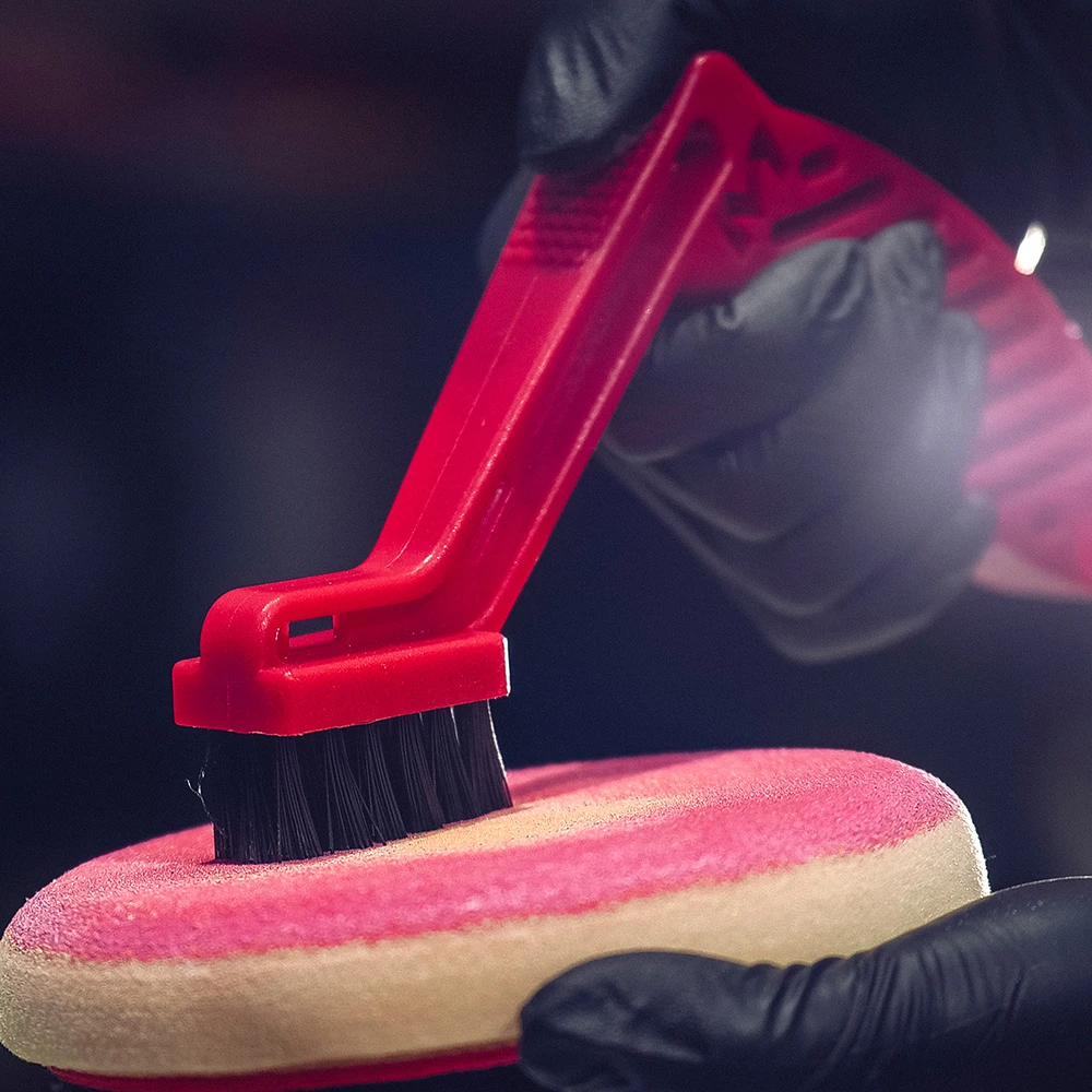 Щетка для очистки полировальных кругов красная MaxShine 7021001 - 3