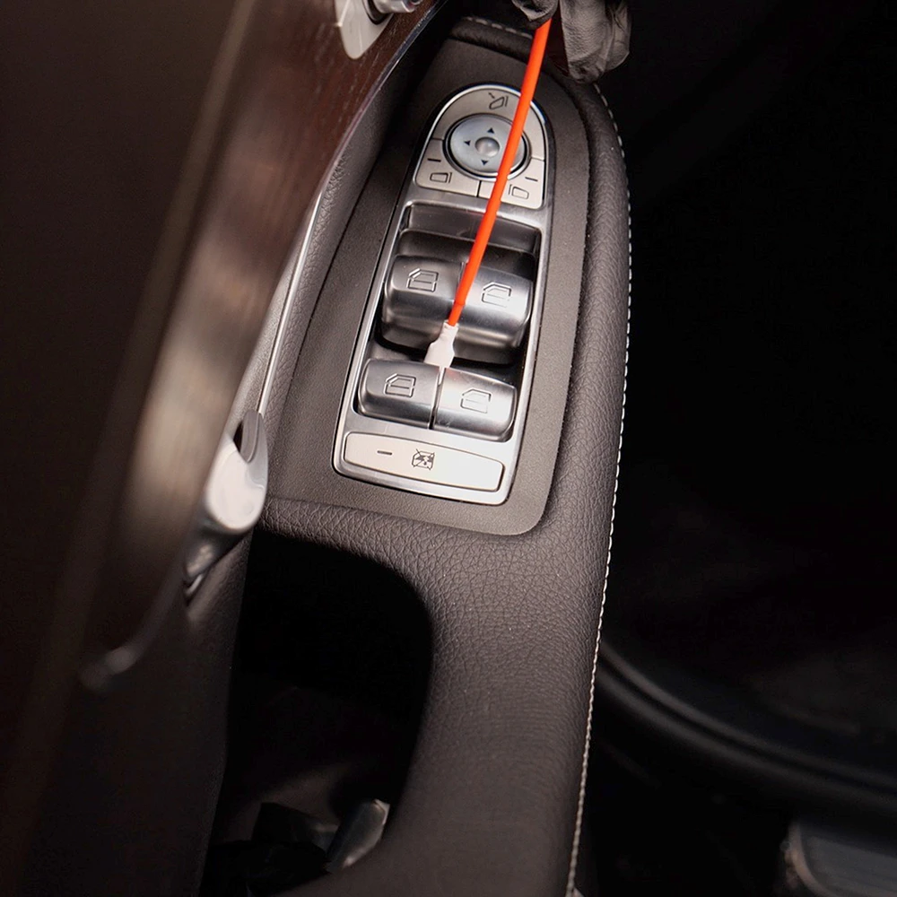 Аппликаторы на палочке MaxShine 704613 для очистки элементов в салоне автомобиля 10шт - 5