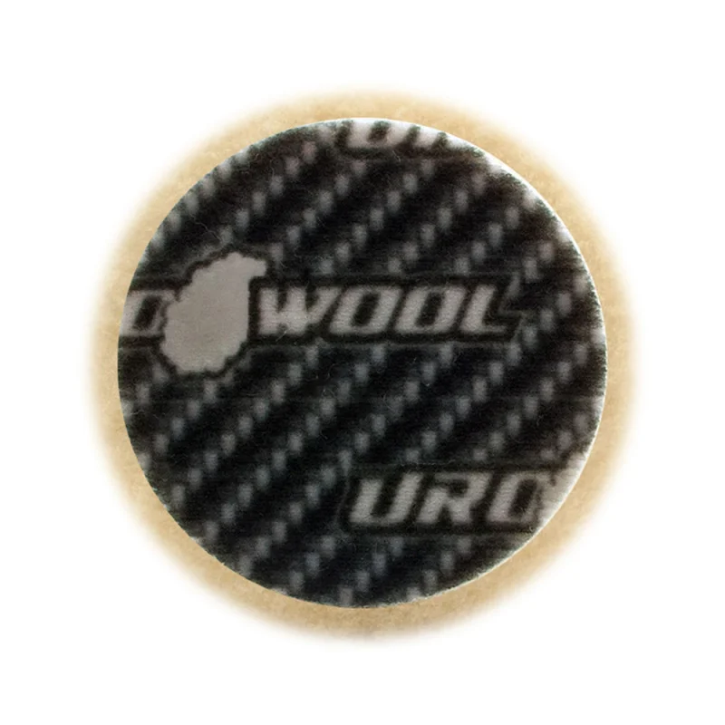 Шерстяной круг полировальный Buff and Shine URO-WOOL Heavy cut 3KWC 100% шерсть белый 2шт 76мм - 1