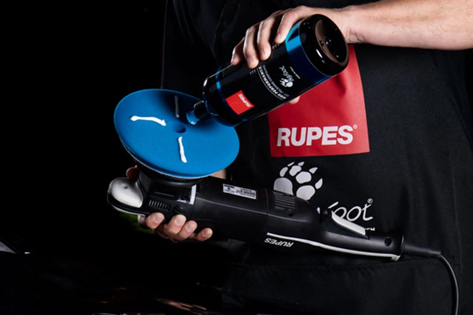 Поролоновый полировальный круг RUPES DA Coarse 9.DA180H/48 синий грубый 150/180мм - 2