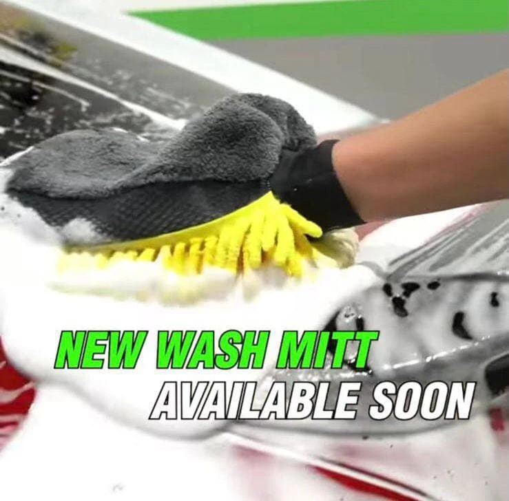 Рукавица из микрофибры 3D двусторонняя Chenille 2 sided Microfiber Wash Mitt Glove G-02Y - 3