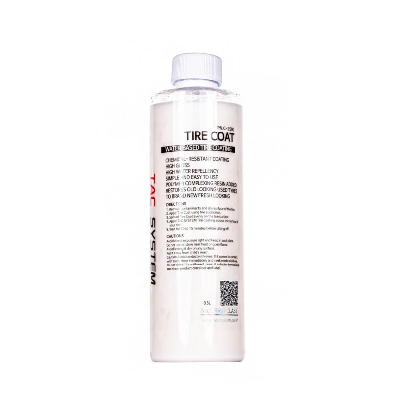 TACSYSTEM TIRE COAT - Защитное покрытие для шин, 500 мл - 1