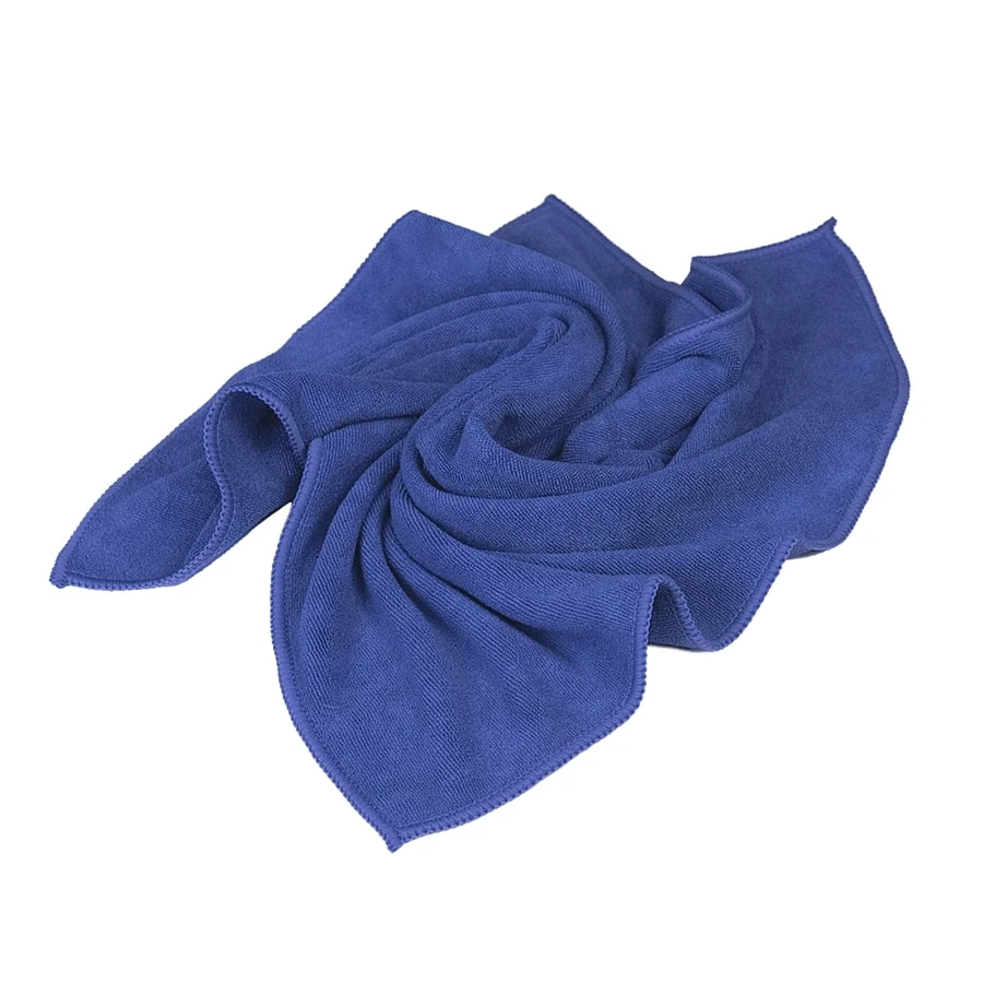 синее Au-2406 Полотенце оверлоченное AuTech PROFI-MICROFASERTUCH 50*50 см, 400гр/м2 - 3