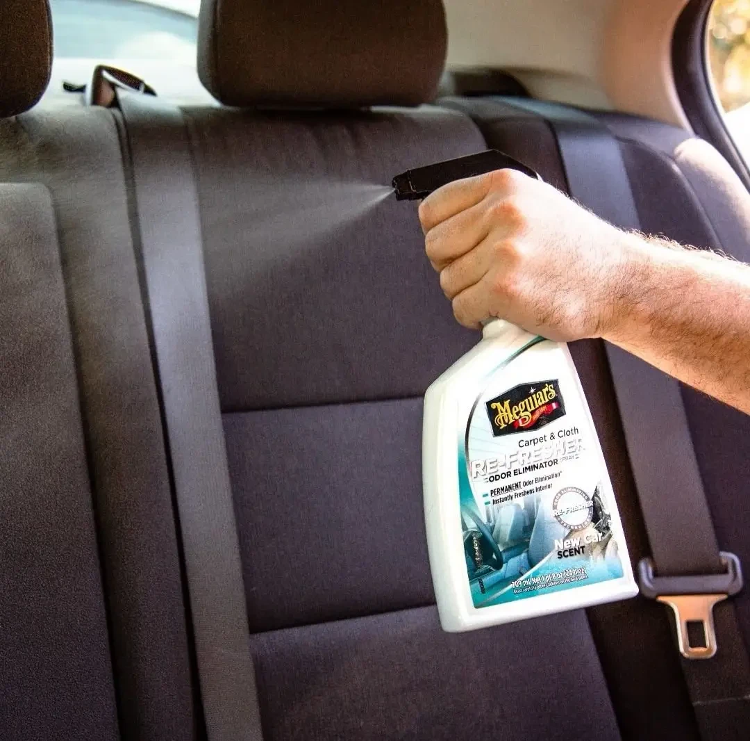 Освежитель воздуха с ароматом Новое авто Meguiars Carpet & Cloth Re-Fresher 709 мл G180724 - 4