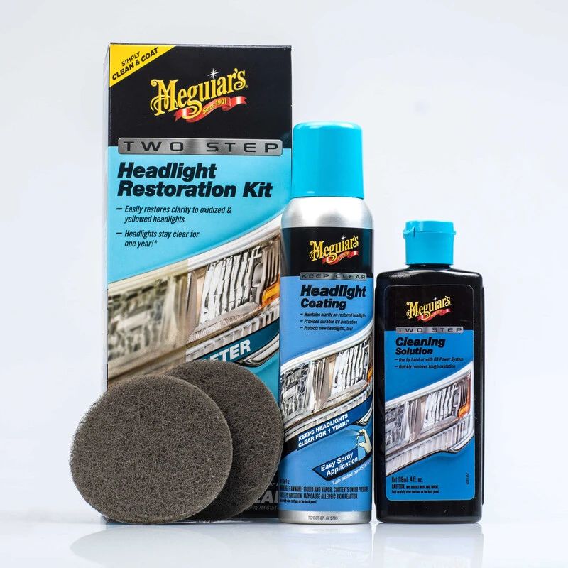 Набор для восстановления и защиты фар Meguiars Two Step Headlight Restoration Kit G2970 - 2