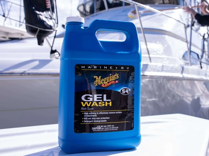 Шампунь для лодок Meguiars Marine/RV Rich Suds Gel Wash Liquid 3.78 л M5401 - 3