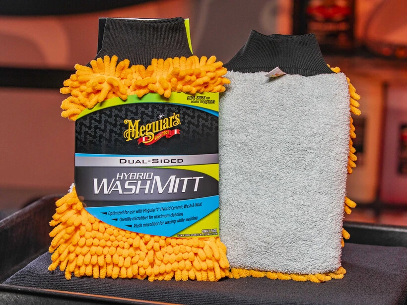 Гибридная рукавица для мойки Meguiars Hybrid Wash Mitt X210200 - 4