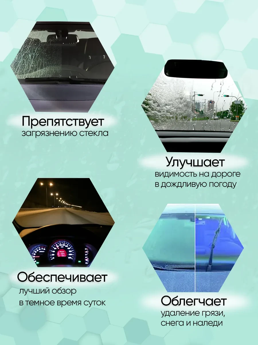 Антидождь профессиональный набор StayClean 500 мл на 50 стекол - 8