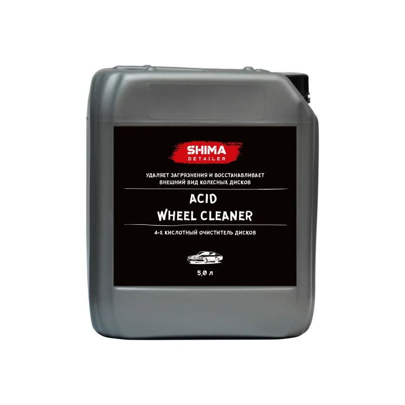 4-х кислотный очиститель дисков (концентрат) SHIMA DETAILER ACID WHEEL CLEANER 5л 4603740921879 - 1