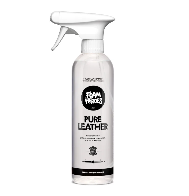 Деликатный очиститель кожи Foam Heroes Pure Leather 500мл FHB009 - 1