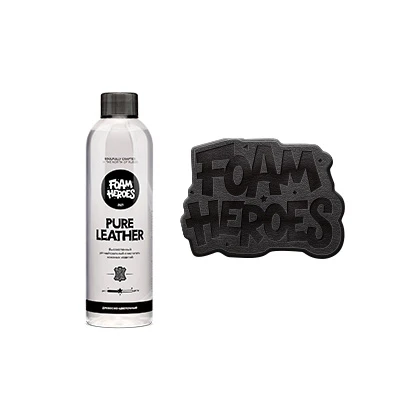 Деликатный очиститель кожи Foam Heroes Pure Leather 500мл FHB009 - 2