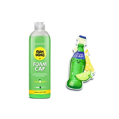 Автошампунь пенный Foam Heroes Foam Cap Sprite для деликатной мойки 500мл FHB011 - 2