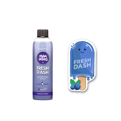 Kвик-детейлер для интерьера Foam Heroes Fresh Dash черничный пломбир 500мл FHB021 - 2