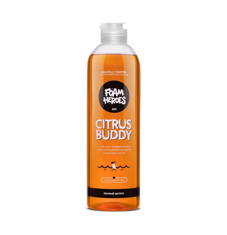Шампунь на основе цитрусовых Foam Heroes Citrus Buddy для предварительной мойки 500мл FHB033 - 1