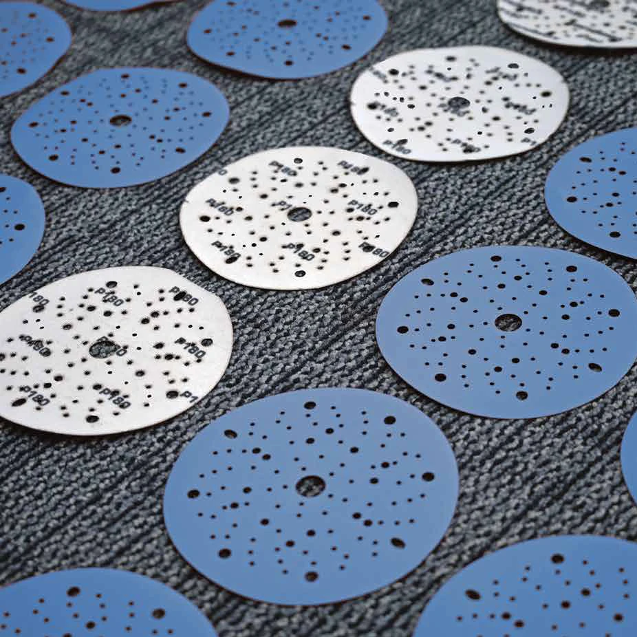 Абразивный шлифовальный круг карбидный 3D Car Care ACA Brown Flex P1500, 150 мм, G-61500-O, 50 шт - 3