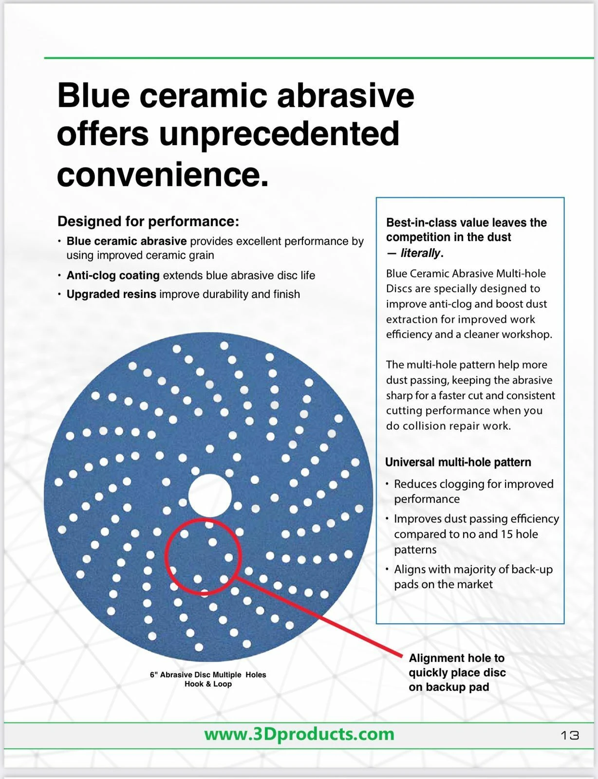 Абразивный шлифовальный круг карбидный 3D Car Care ACA Brown Flex P1500, 150 мм, G-61500-O, 50 шт - 4