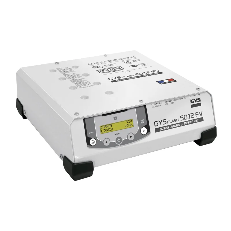 Зарядное устройство для автомобильного аккумулятора GYSFLASH 50.12 HF FV кабели 2.5 м 026056 - 1